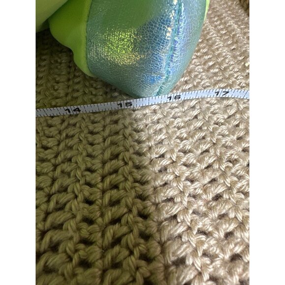 Green Dragon Plush Toy By Animal Adventure 2022 Soft Metallic Wings & Hooves - Picture 8 of 8